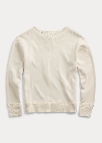 Sweatshirt Ralph Lauren Ribbed Algodão Graphic Crewneck Homem 14367-YVHO